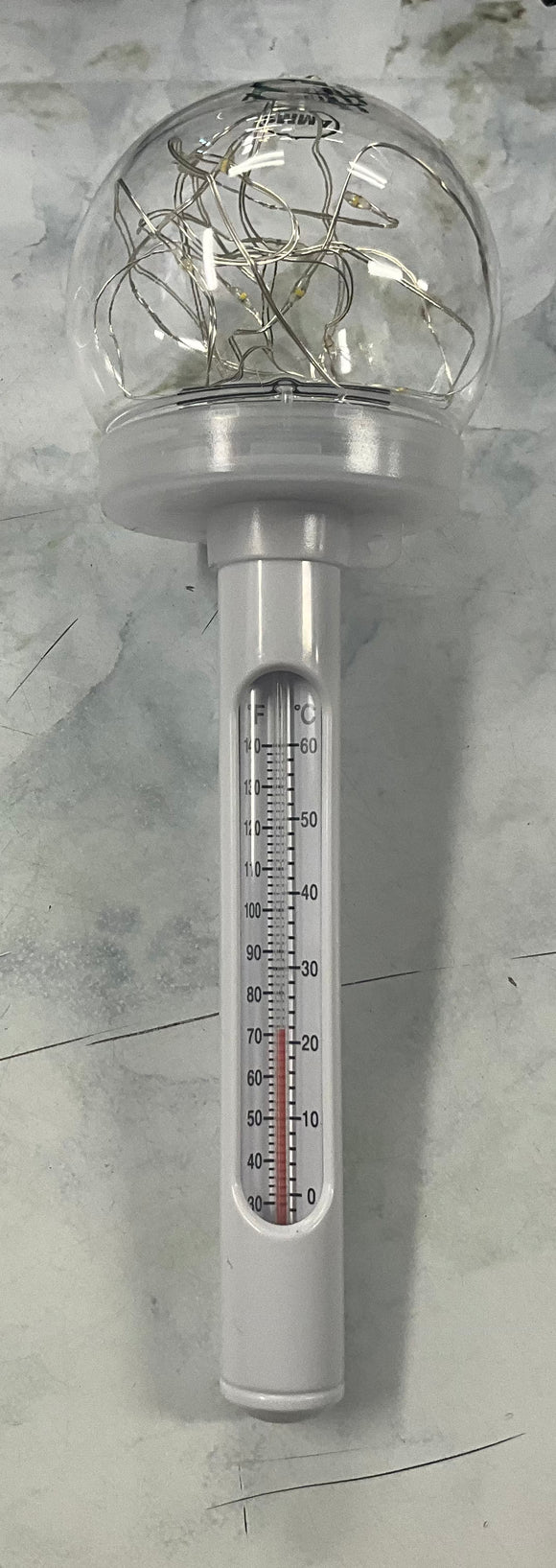 Thermometer, Fairy Floating Solar Powered Light